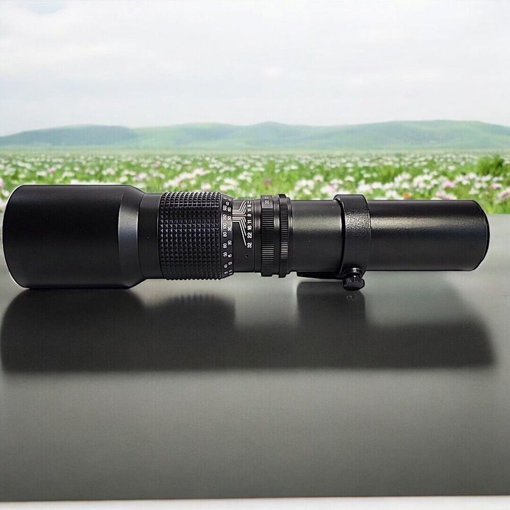 Opteka 500mm f/8.0 Telephoto Lens for Canon EF/EF-S High Definition Manual Focus